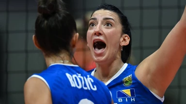 Volleyball EM der Frauen: Bosnien & Herzegownia und Kroatien liefern sich packendes Duell!
