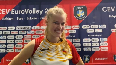 EM der Frauen: Camilla Weitzel beschreibt die Hallenatmosphäre gegen Aserbaidschan