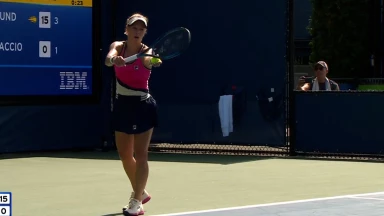 US Open: Trotz einem kurzen Wackler zieht Siegemund in die nächste Runde ein