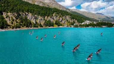 Spannende Duelle an Tag 5 beim Engadinwind