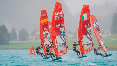 Beste Deutsche Sophia Meyer wird Fünfte bei iQ FOiL U21 WM beim Engadinwind
