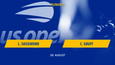 US Open 2023: L. Siegemund (GER) vs. C. Gauff (USA) [6] - kommentiert von Matthias Stach & Boris Becker - 1. Runde - Arthur Ashe