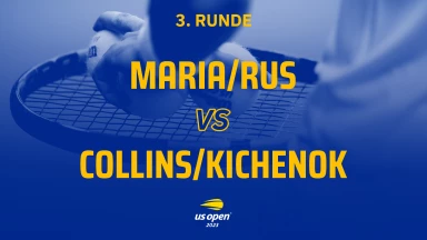 US Open 2023: T. Maria/A. Rus vs. D. Collins/K. Kichenok - 2. Runde - Court 17 - kommentiert von Nicky Geuer