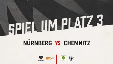 EMS Cup 2023 Spiel um Platz 3: Nürnberg Falcons vs. NINERS Chemnitz