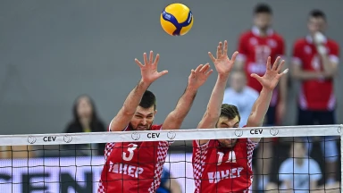 EM der Männer: Enge Sätze im Spiel zwischen Bulgarien und Kroatien