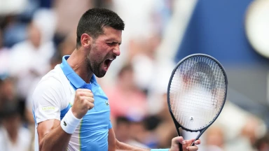 US Open: Novak Djokovic spielt um den Einzug ins Halbfinale gegen Taylor Fritz - die Highlights