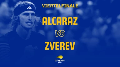 US Open 2023: C. Alcaraz (ESP) [1] - A. Zverev (GER) [12] - kommentiert von Matthias Stach & Boris Becker - Viertelfinale - Arthur Ashe Stadium