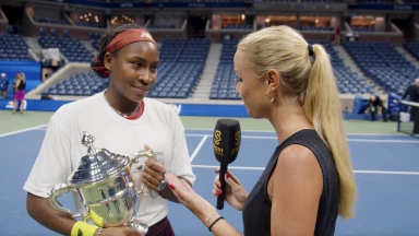 US Open 2023: Coco Gauff nach ihrem Finalerfolg bei uns zum Interview