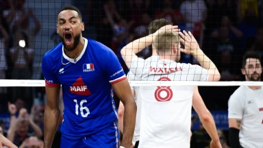 EM der Männer: Frankreich vs. Rumänien - Viertelfinale 2