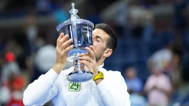 US Open 2023: Die Siegerehrung von Novak Djokovic nach dem Titelgewinn!