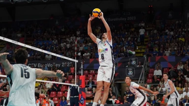 EM der Männer: Italien vs. Frankreich - Halbfinale 2 - kommentiert von Fabian Feiri & Mark Lebedew