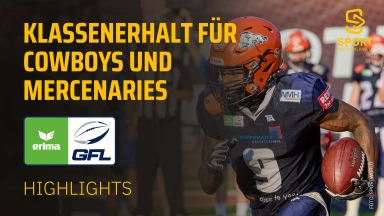 GFL: Cowboys und Mercenaries sichern Klassenerhalt, Razorbacks steigen ab - die Highlights der Week 17