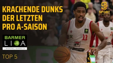 ProA: die besten Dunks der Saison 2022/23 - Top15
