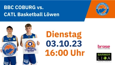 ProB Süd: BBC Coburg vs. CATL Basketball Löwen