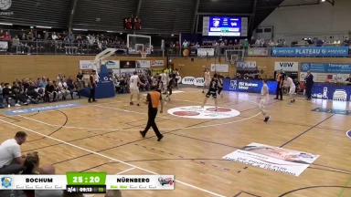 ProA: Bochum mit zwei 3ern in 10 Sekunden gegen Nürnberg!