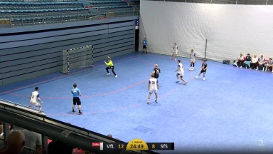 3. Liga: Gummersbacher Torwart pariert 7-Meter mit Hilfe der Latte