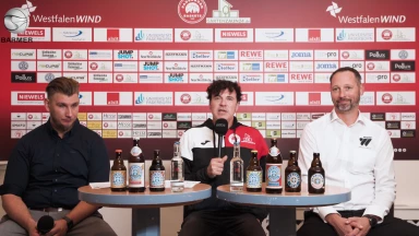 Pressekonferenz - Gartenzaun24 Basktes Paderborn vs. ART Giants Düsseldorf