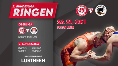 Ringen 2. Bundesliga: RV Lübtheen - WT Rhein Nahe