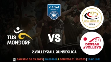 2BLNM: TuS Mondorf vs. Dessau Volleys