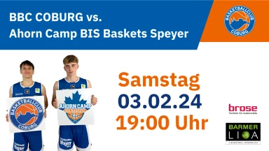 ProB Süd: BBC Coburg vs. Ahorn Camp BIS Baskets Speyer