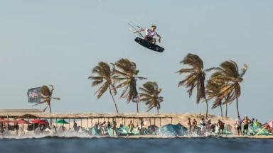 Der GKA-Freestyle Kite World Cup in Cauipe startet vielversprechend