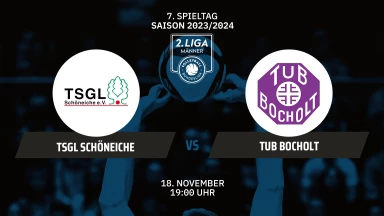 2BLNM: TSGL Schöneiche vs. TuB Bocholt