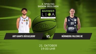 ProA: ART Giants Düsseldorf vs. Nürnberg Falcons BC