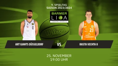 ProA: ART Giants Düsseldorf vs. RASTA Vechta II