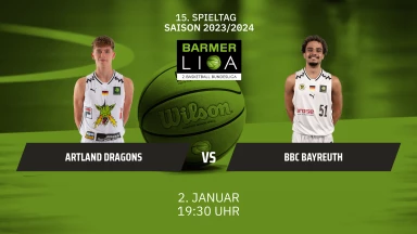ProA: Artland Dragons vs. BBC Bayreuth