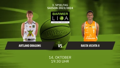 ProA: Artland Dragons vs. Rasta Vechta II