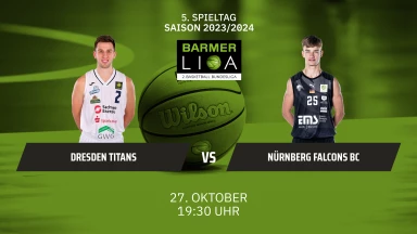 ProA: Dresden Titans vs. Nürnberg Falcons BC