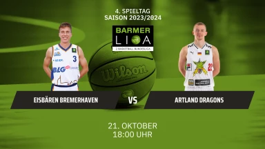 ProA: Eisbären Bremerhaven vs. Artland Dragons