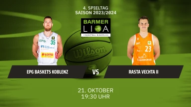 ProA: EPG Baskets Koblenz vs. Rasta Vechta II