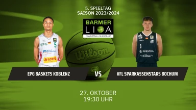ProA: EPG Baskets Koblenz vs. VfL SparkassenStars Bochum