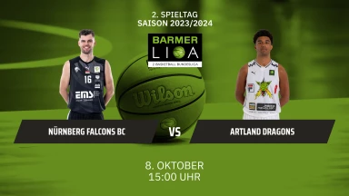 ProA: Nürnberg Falcons BC vs. Artland Dragons