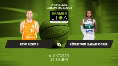 ProA: Rasta Vechta II vs. Römerstrom Gladiators Trier