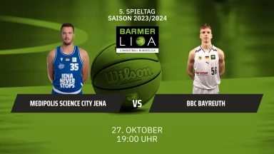 ProA: Medipolis SC Jena vs. BBC Bayreuth
