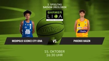 ProA: Medipolis SC Jena vs. Phoenix Hagen