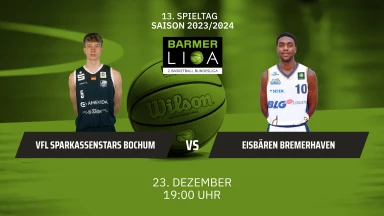ProA: VfL SparkassenStars Bochum vs. Eisbären Bremerhaven