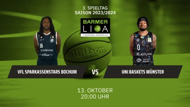 ProA: VfL SparkassenStars Bochum vs. Uni Baskets Münster