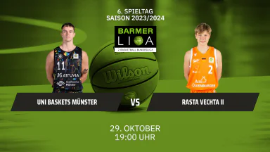 ProA: Uni Baskets Münster vs. Rasta Vechta II