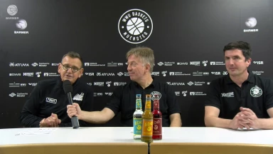 Pressekonferenz: Uni Baskets Münster vs. RÖMERSTROM Gladiators Trier