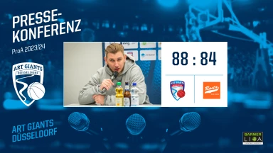 PRESSEKONFERENZ | ART Giants Düsseldorf vs. RASTA Vechta II (88:84) | 2023/24