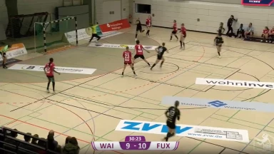 2. HBF: Waiblingens Herbst schweißt den Ball ins lange Eck!