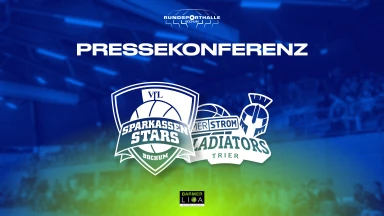 Pressekonferenz VfL SparkassenStars Bochum vs. Römerstrom Gladiators Trier