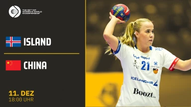 WM der Frauen: Island vs. China - PC I