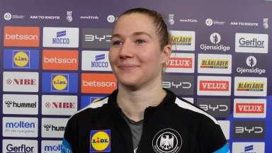 WM der Frauen: Deutschland vs. Rumänien - Interview Kati Filter
