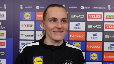 WM der Frauen: Deutschland vs. Rumänien - Interview Annika Lott