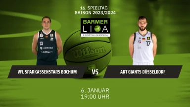 ProA: VFL SparkassenStars Bochum vs. ART Giants Düsseldorf