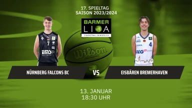ProA: Nürnberg Falcons BC vs. Eisbären Bremerhaven